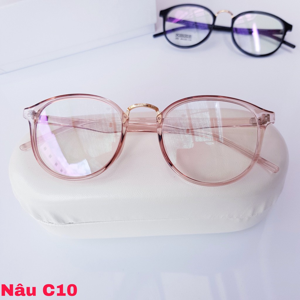 MẮT KÍNH GIẢ CẬN GỌNG DẺO HÀN QUỐC TR90 209 KÍNH THỜI TRANG NAM NỮ SH159