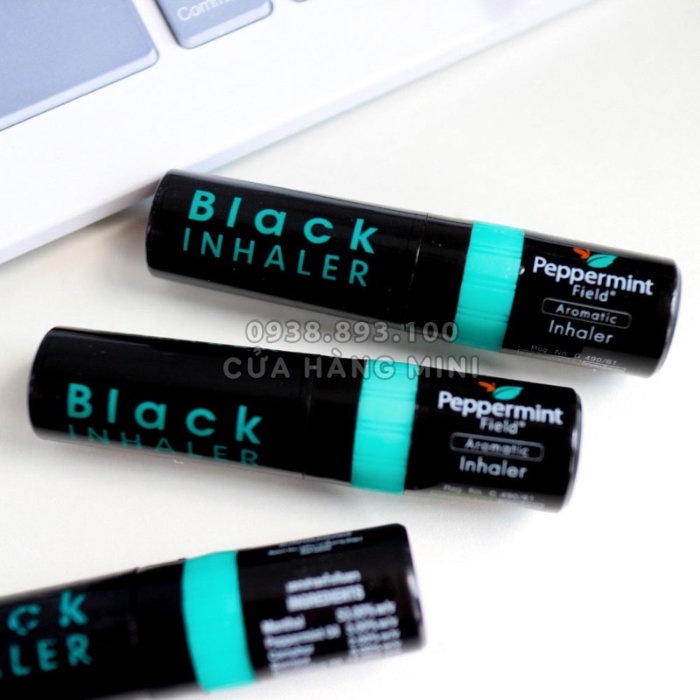Dầu Hít Bạc Hà Đen Thông Mũi Black Inhaler Peppermint Field Thái Lan