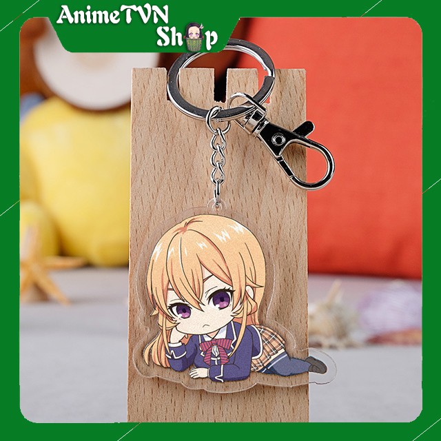 Móc khoá Mica anime Shokugeki no Souma (Vua đầu bếp Soma) - Nhựa Cứng Acrylic In 2 mặt sắc nét ( ảnh thật )