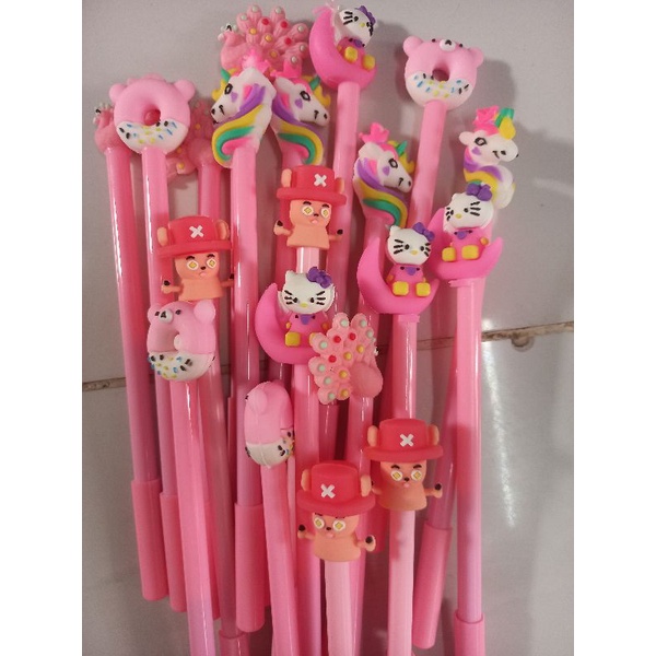 Set 20 bút xinh đầu thú siêu dễ thương thích hợp làm quà tặng cho học sinh.