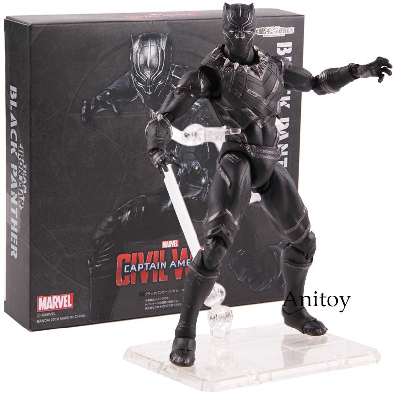 Mô Hình Nhân Vật Black Panther Trong Captain America Bằng Pvc