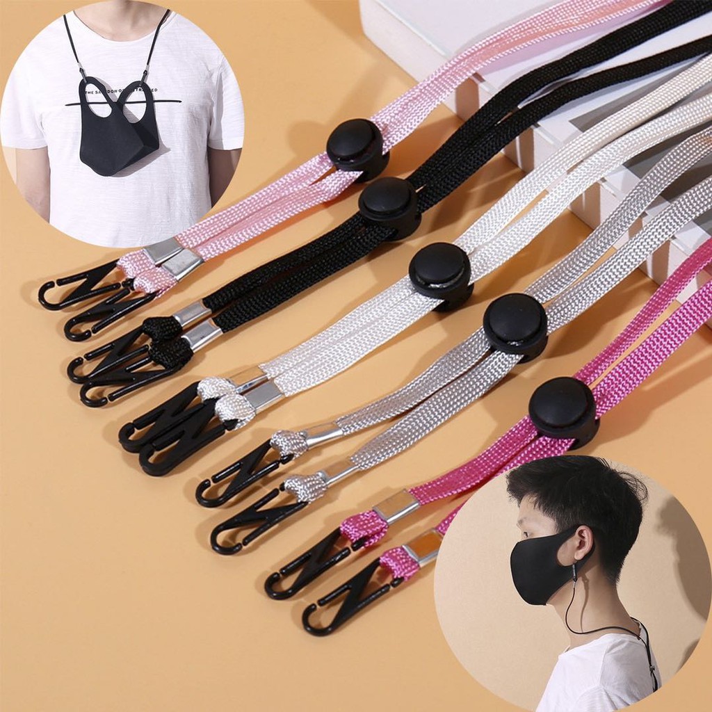 Dây đeo khẩu trang mở rộng có thể điều chỉnh tiện lợi chuyên dùng Dây đeo khẩu trang CHỐNG THẤT LẠC loại rẻ - bền điều chỉnh linh hoạt dùng cho mọi độ tuổi giới tính