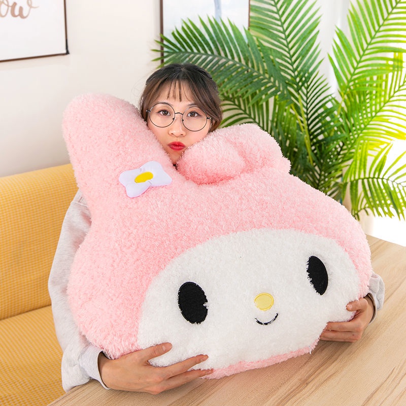 SANRIO Gối Nhồi Bông Hình Kuromi Melody Dễ Thương Dùng Làm Quà Tặng
