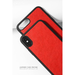 Ốp Da Đỏ Iphone