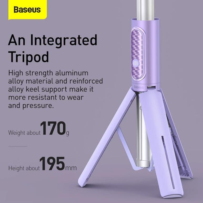 Gậy tripod Baseus chụp ảnh tự sướng không dây Bluetooth cho dân du lịch | BigBuy360 - bigbuy360.vn