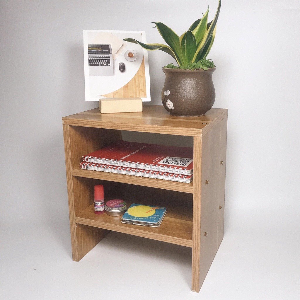 🚛 MIỄN PHÍ SHIP🆓 Kệ sách để bàn 3 tầng - kệ máy tính decor bàn học