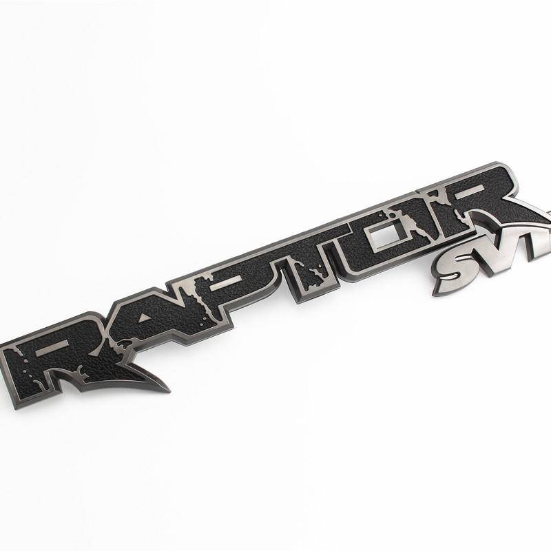 1 Miếng Dán Logo Trang Trí Đuôi Xe Hơi Ford Raptor SV1 F150 F250 F350 Mustang Mondeo 5 Kuga RANGER Fiesta