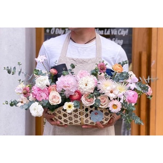 Giỏ Tre Đựng Quà Tết Nhiều Size lựa chọn ( mẫu g17)