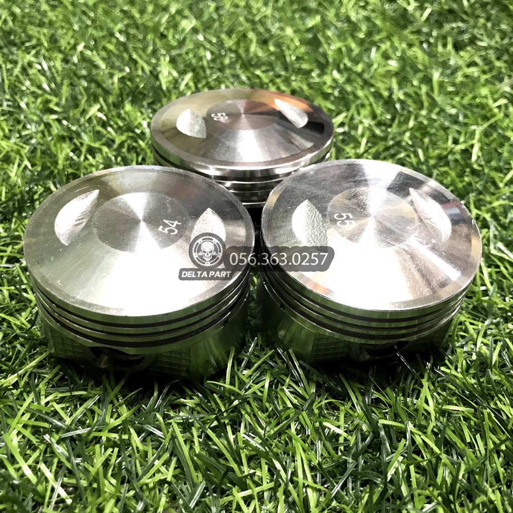 Piston (trái) bạc ác 54 55 56 mm wave dream sirius ... chính hãng CTR Racing