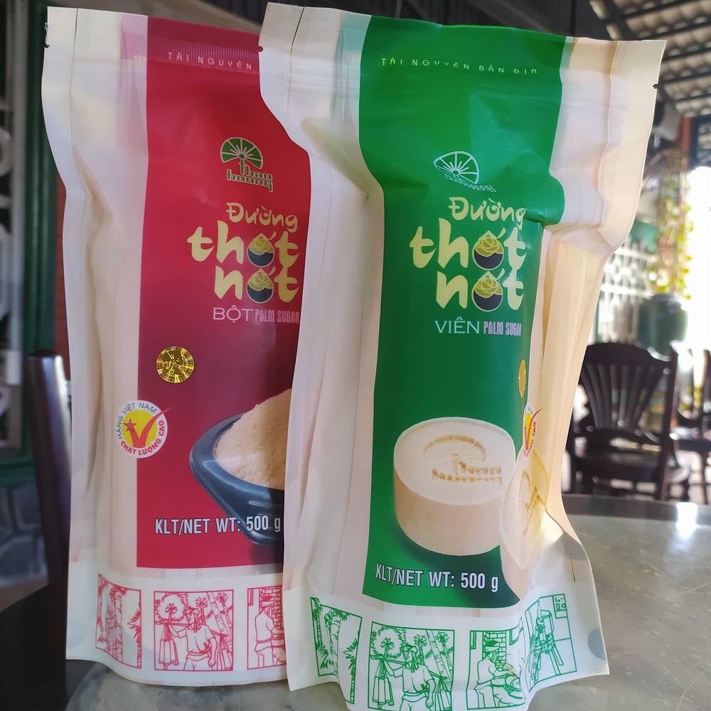 Combo 10 gói - Đường thốt nốt đặc sản An Giang dạng bột  hiệu Thảo Hương -  HSD 12 Tháng