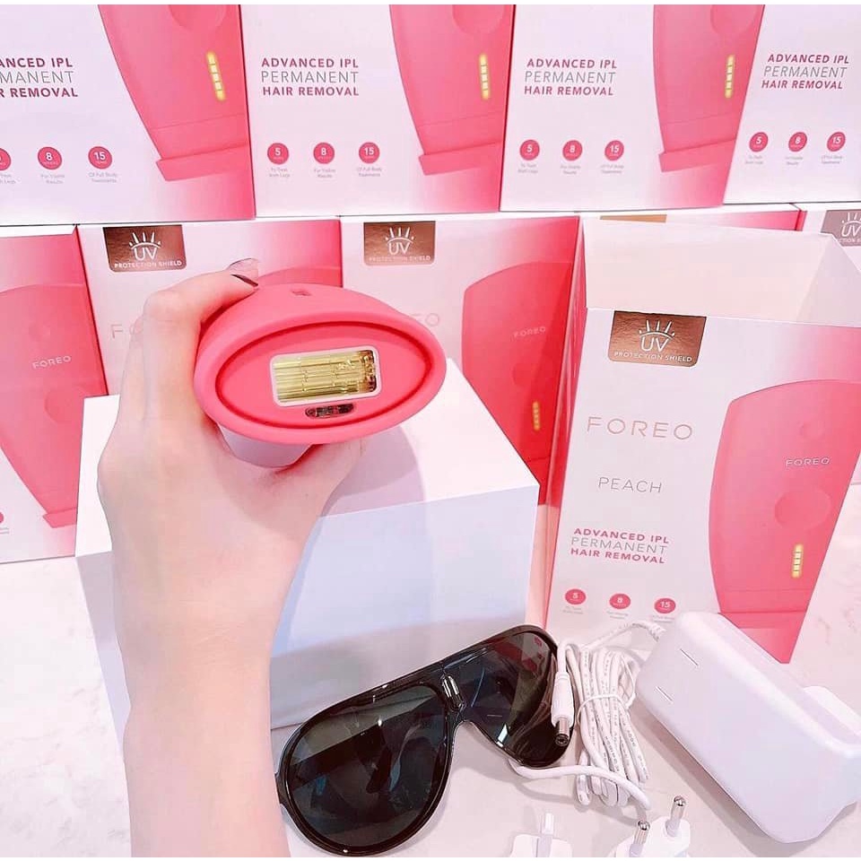 [CÓ SẴN - BẢN MỚI VER 2] Máy Triệt Lông Foreo PEACH Hair Removal Sóng IPL