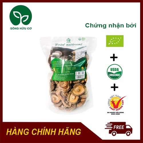 Nấm Hương Khô Hữu Cơ Cao Cấp 70g , Nấm Hương Organic 100g Loại 1 Nấu Canh, Xào Thịt