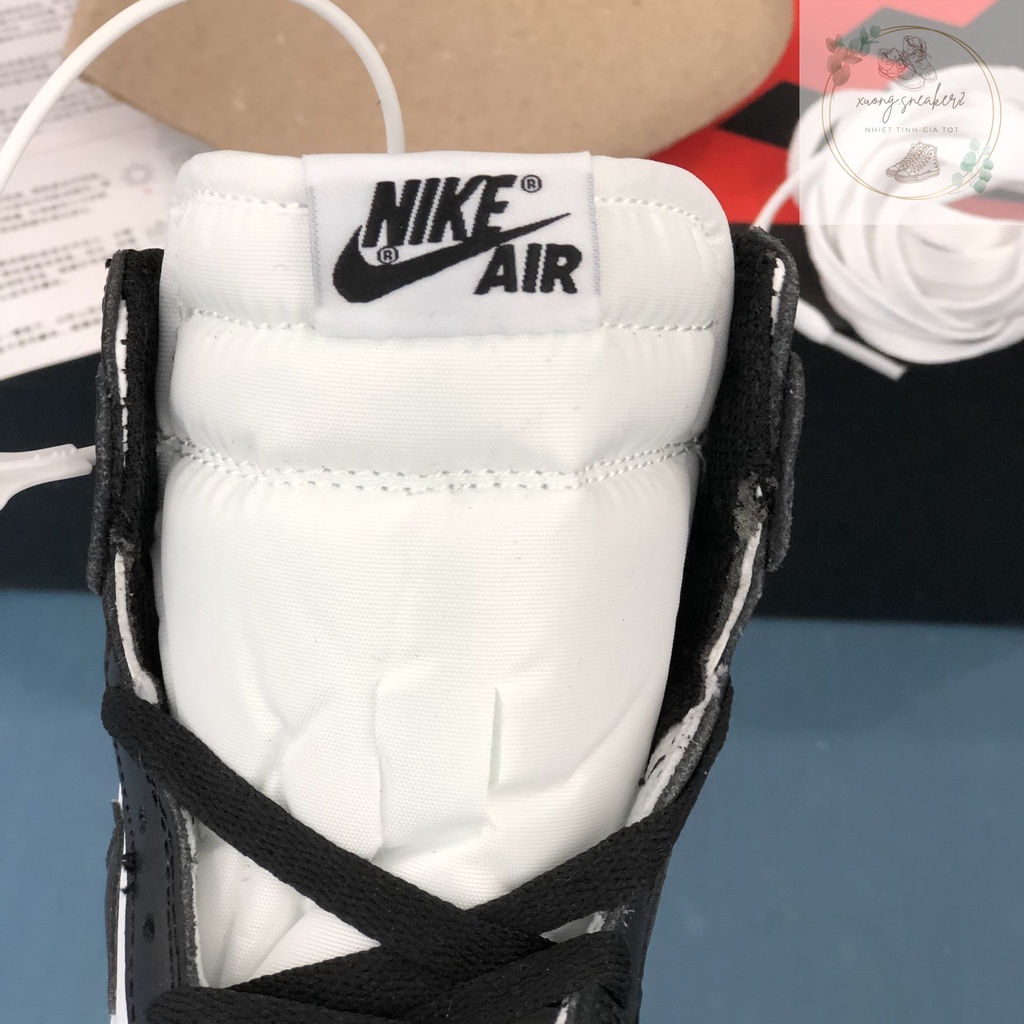 Giày Sneaker size Nữ màu TRẮNG ĐEN cổ cao, Giày Nike Air Jordan 1 JD 1 Panda Cổ Cao Cao Cấp 2021 HÀNG MỚI