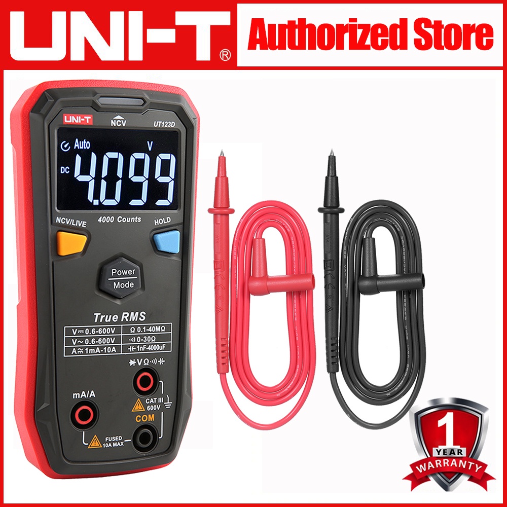 Đồng Hồ Vạn Năng Bỏ Túi UNI-T UT123 UT123D
