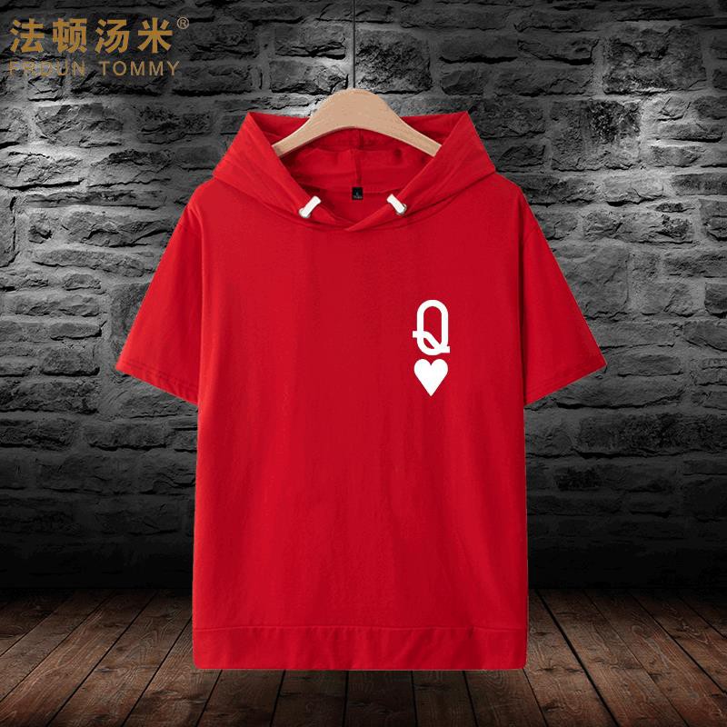 Áo Hoodie Tay Ngắn In Chữ Phong Cách Hàn Quốc Cá Tính Cho Cặp Đôi | BigBuy360 - bigbuy360.vn