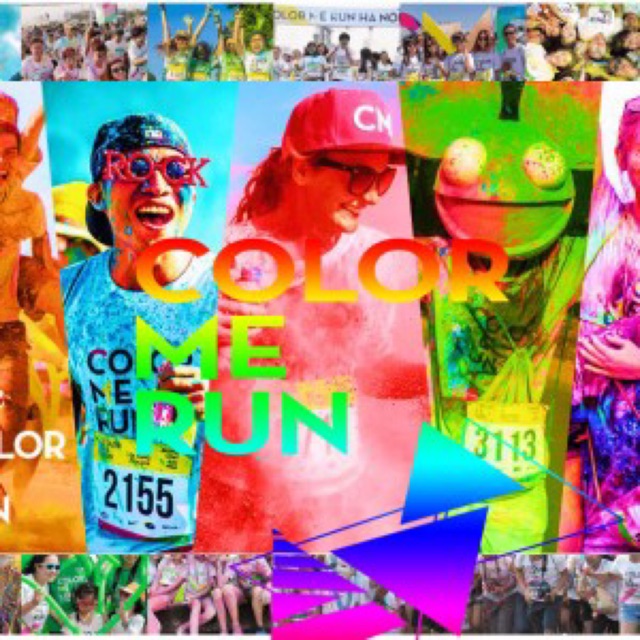 10 goi mix Bột màu ném COLOR ME RUN
