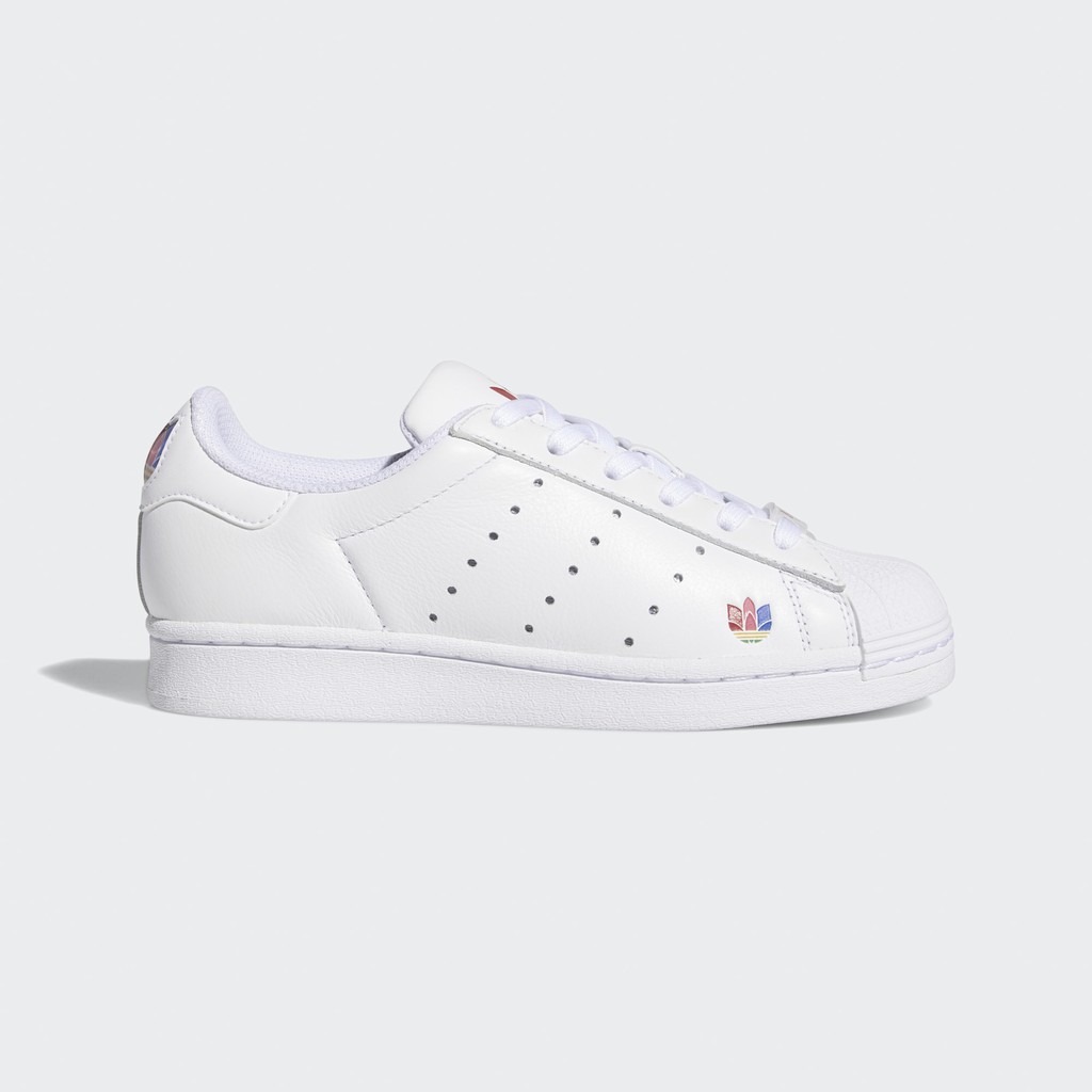 [Adidas giày](100% chính hãng Adidas) Giày Adidas Superstar Pure "Cloud White/Active Gold/Power Pink ?