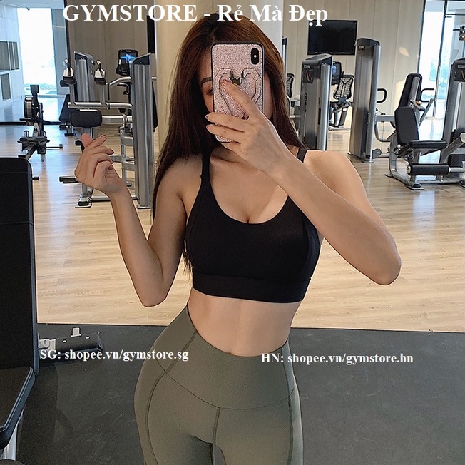 Áo Bra Tập Gym Nữ ❤️𝐇𝐀̀𝐍𝐆 𝐗𝐈̣𝐍❤️ Có Mút Nâng Ngực Thể Thao Nữ 𝐆𝐘𝐌𝐒𝐓𝐎𝐑𝐄 746