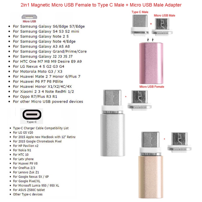 Đầu Chuyển Đổi Từ Cổng Micro USB Sang Giác Cắm Type C