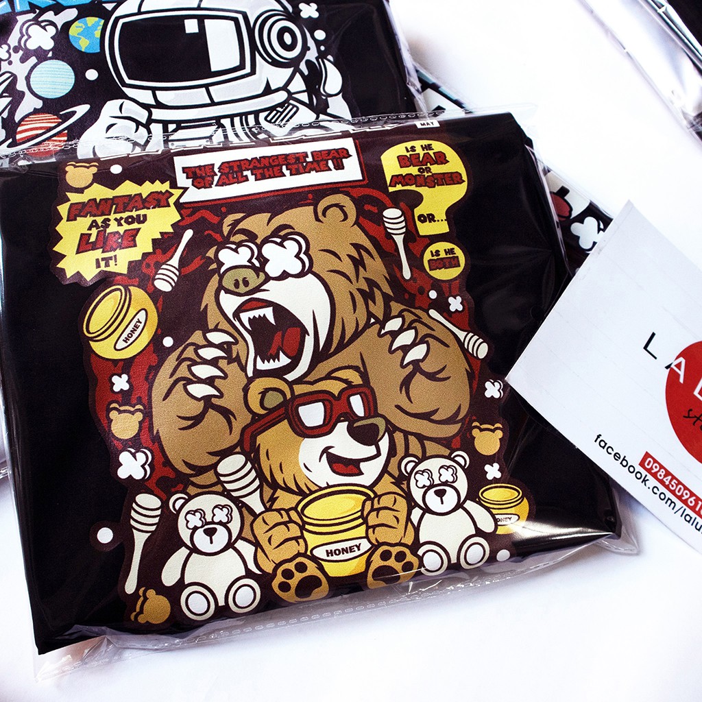 Áo phông gấu nâu chất đẹp