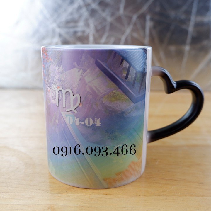 Cốc đổi màu, ly ma thuật (hình in theo yêu cầu),  quà tặng, ly sứ bền, đẹp | BigBuy360 - bigbuy360.vn