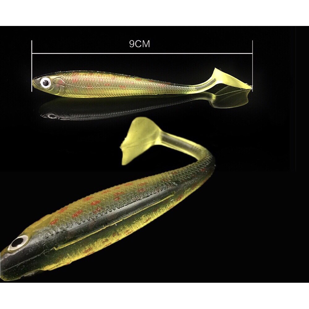 MỒI CÂU CÁ MỀM ( 1 BỊT 5 CON )