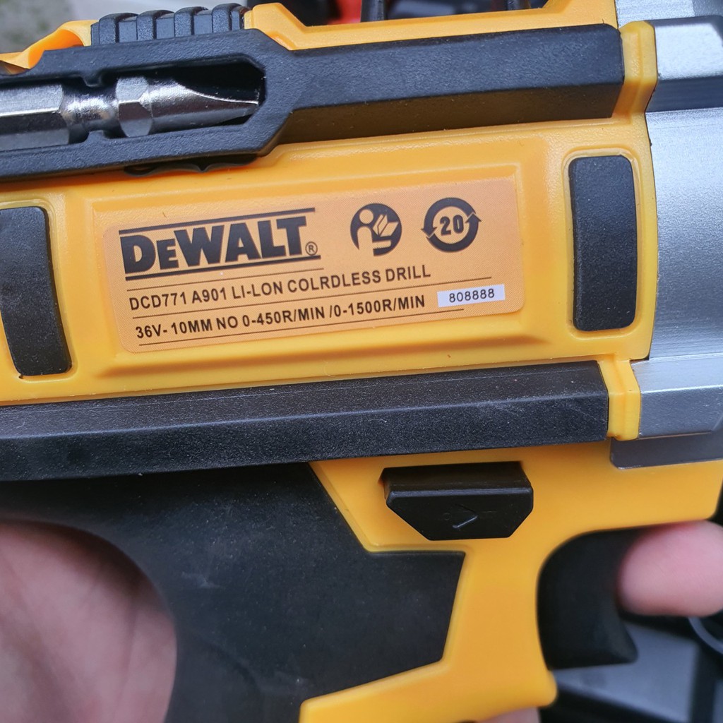 Máy khoan pin Dewalt 36V khoan betong, khoan tường, khoan sắt bắn vít model DCD771