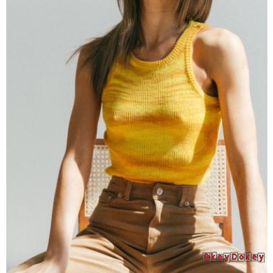 OKDK-Women´s Vest Sexy Sleeveless Round Neck Slim Tops Vacation Travel