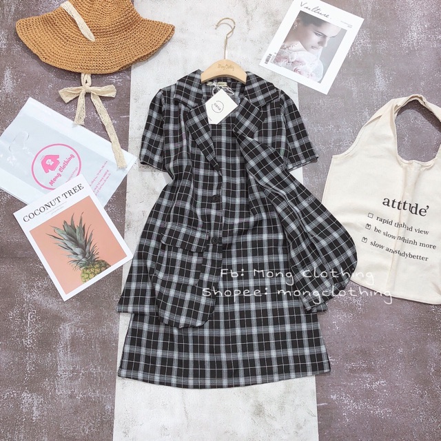 Set 2 món (áo vest + váy) | BigBuy360 - bigbuy360.vn