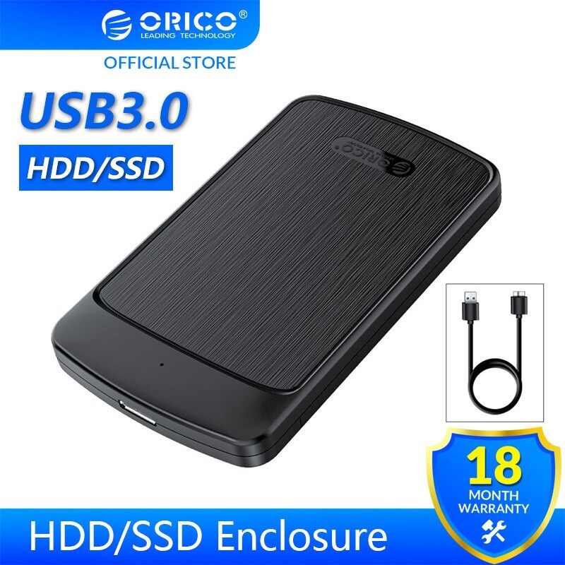 HDD Box hộp đựng ổ cứng ORICO 2020U3 2.5 inch cổng Sata 3.0 và USB 3.0 5gbps cho SSD/HDD 4TB - Hàng Chính Hãng