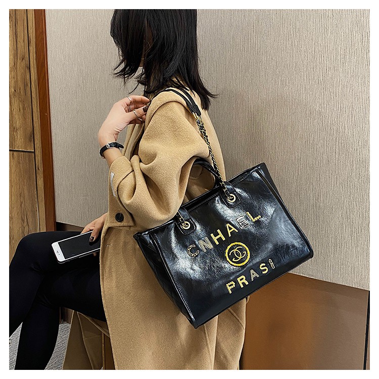 Túi xách nữ CN - túi bag book tote size lớn in chữ sang chảnh Ulzzang siêu chất ❤