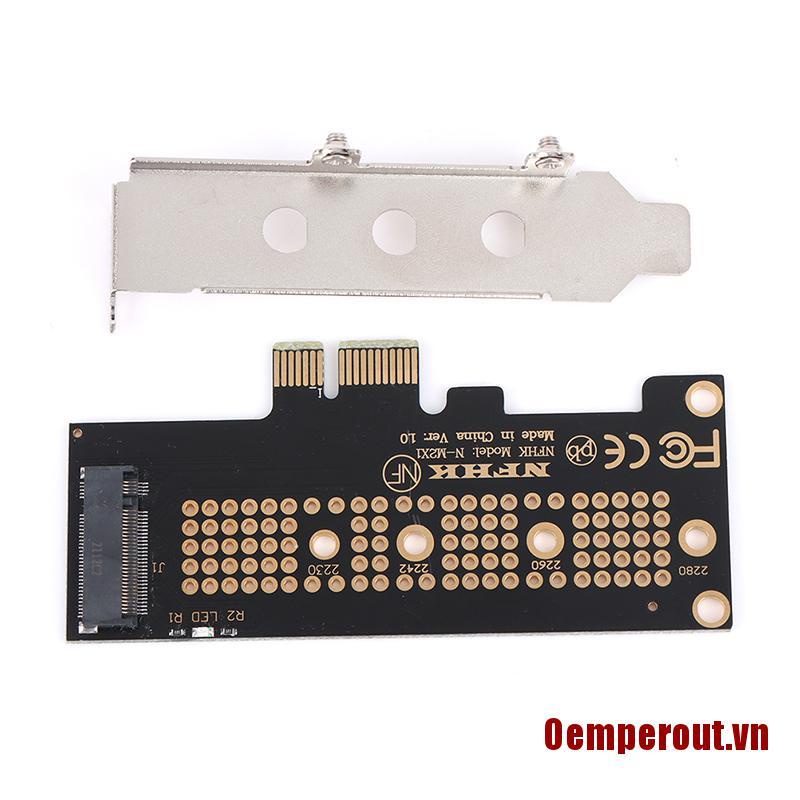 Thẻ Chuyển Đổi Oemperout Nvme Pcie M.2 Ngff Ssd Sang Pcie X1 Pcie X1 Sang M.2 Với Bracke | BigBuy360 - bigbuy360.vn