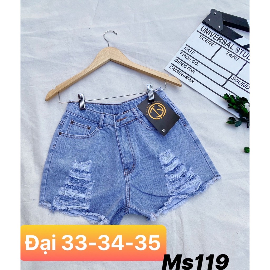 Quần Short Jeans Nữ Size Lớn 33 đến 35 Ms 119 T&amp;Y