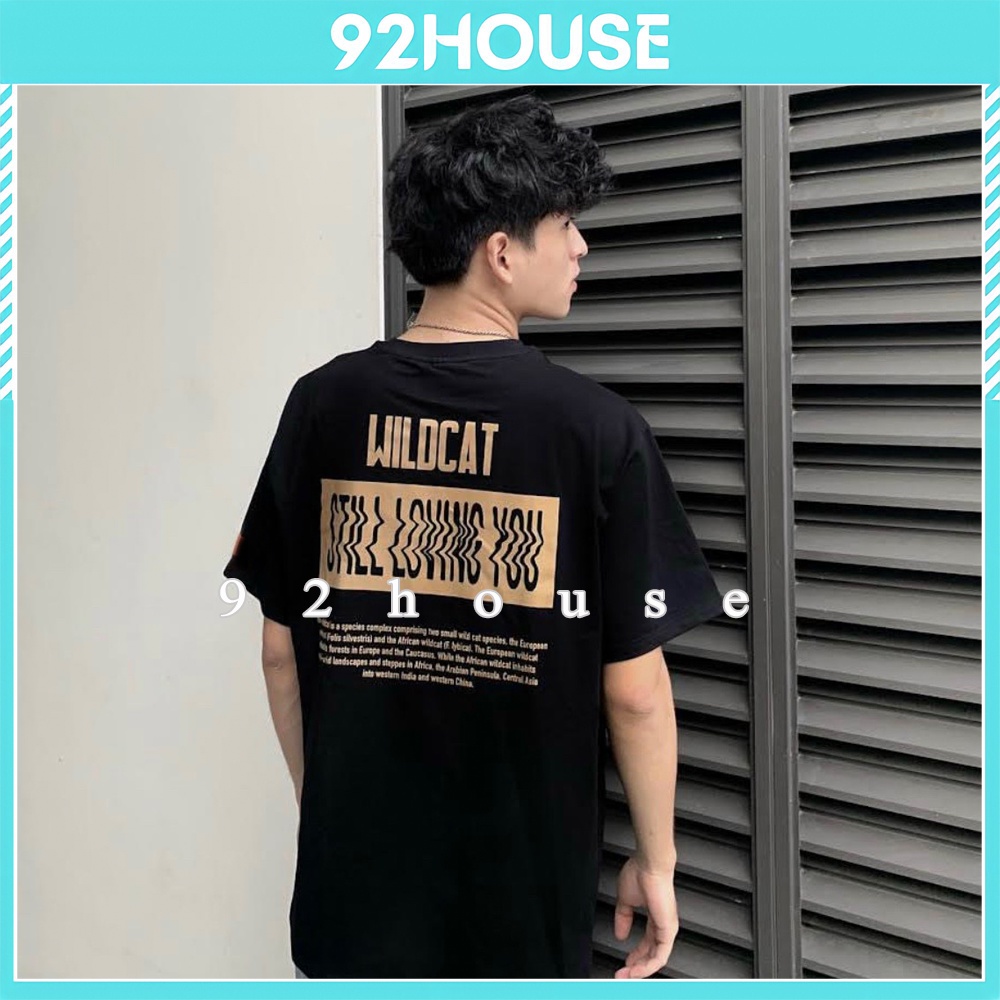 Áo thun tay lỡ unisex mặt mèo dáng rộng / Áo phông nữ phom rộng