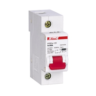 Atomat dạng tép, 1 cực, dòng định mức 80a, dòng cắt ngắn mạch 10ka, mcb 1p 80a 10ka