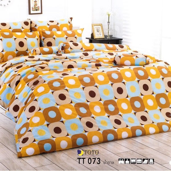 Bộ chăn ga gối Toto thái lan mã TT073 kt 1m6x2m
