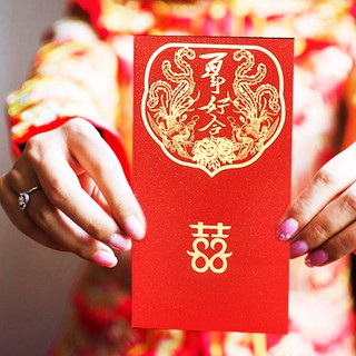 Phong bao lì xì cưới Long Phụng 2025