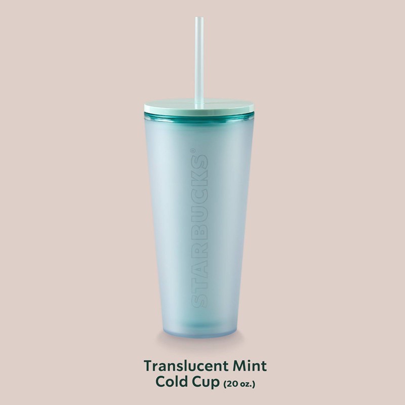 Bình nhựa Starbucks TRANSLUCENT MINT 20oz