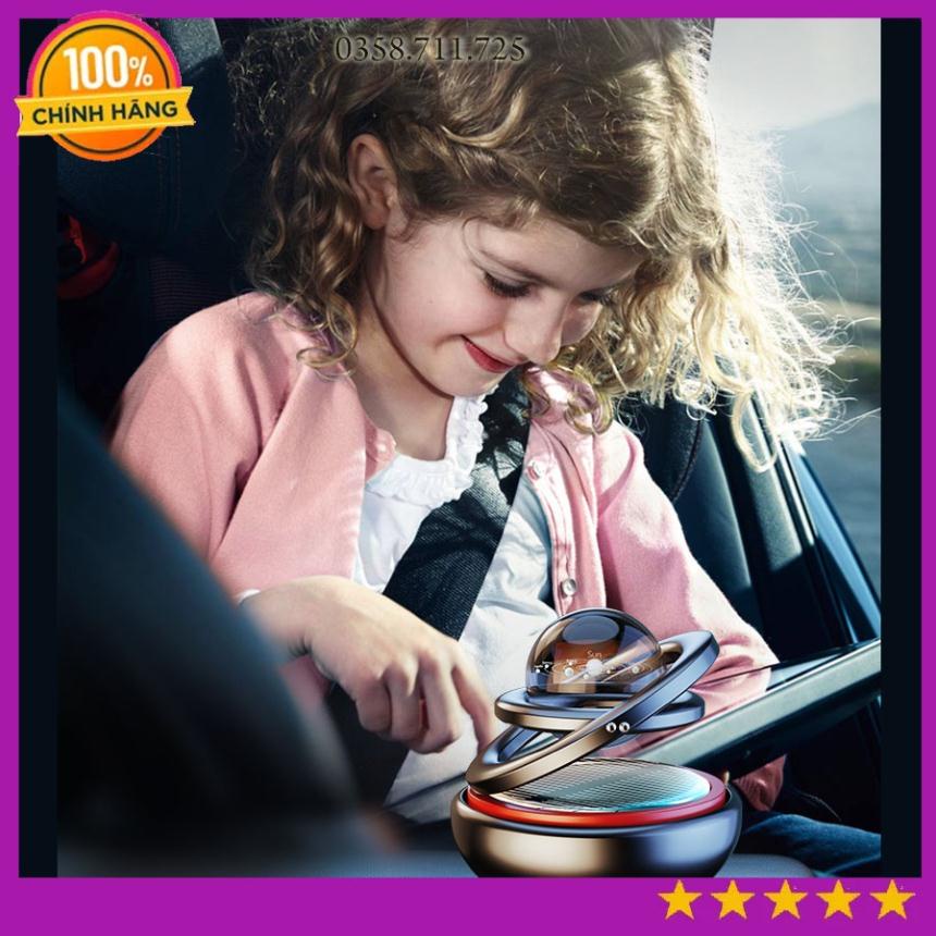 Nước hoa ô tô xoay có quả cầu phale độc đáo, Nước hoa xe hơi xoay băng năng lượng mặt trời