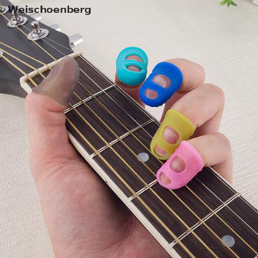 (Hàng bán chạy) Bộ 10 miếng bọc bảo vệ ngón tay bằng Silicone chống trượt cho đàn Guitar