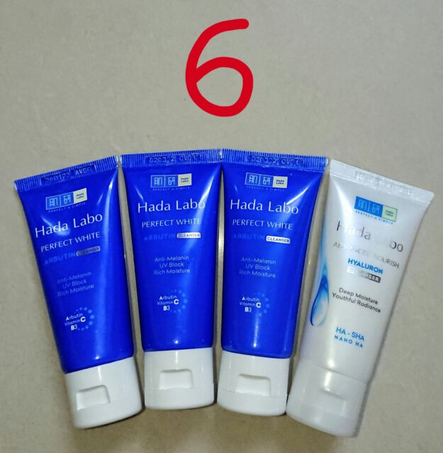 Combo dầu tẩy trang, sữa rửa mặt, lotion Hadalabo / mẫu thử | BigBuy360 - bigbuy360.vn