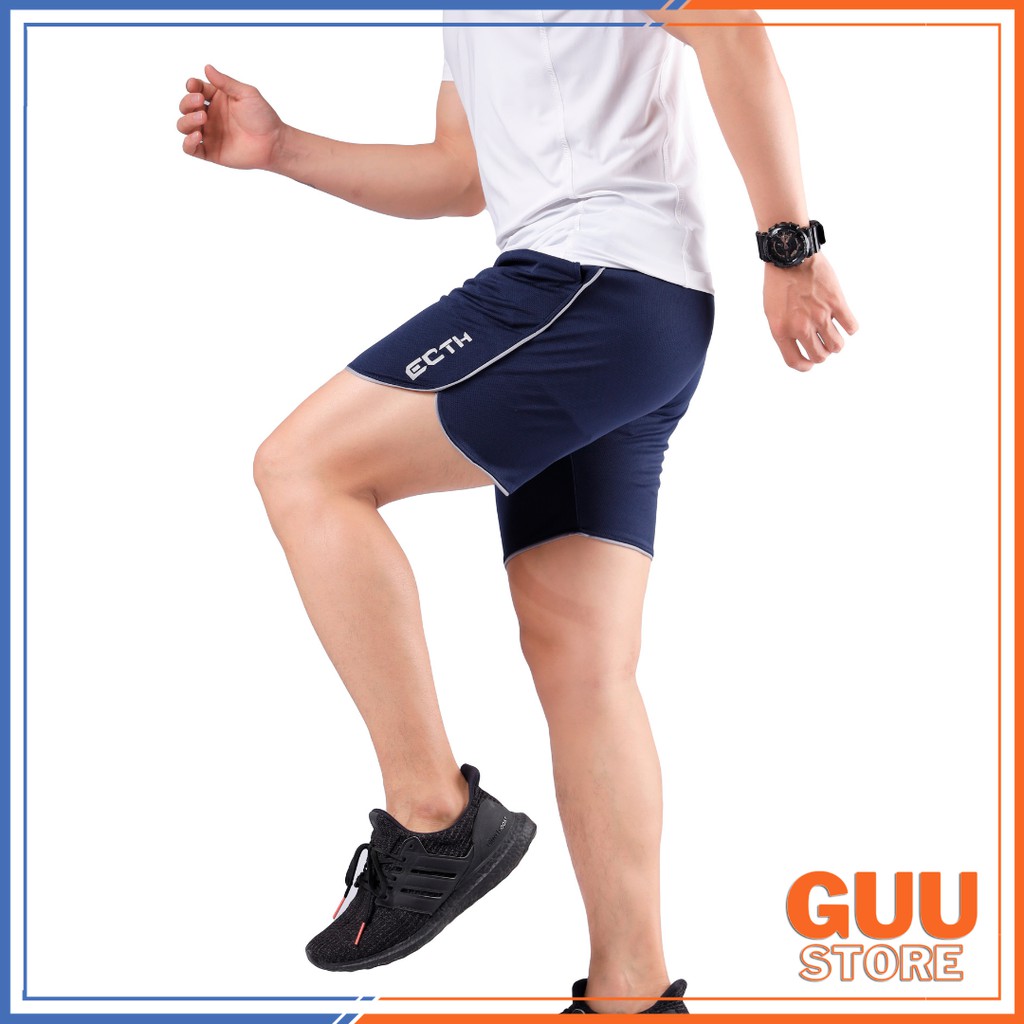 Quần đùi thể thao nam thoáng mát chất liệu thun lạnh 4 chiều co giãn tốt, quần tập gym, chơi thể thao cho nam | BigBuy360 - bigbuy360.vn