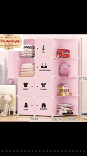 Decal dán- tủ nhựa ghép