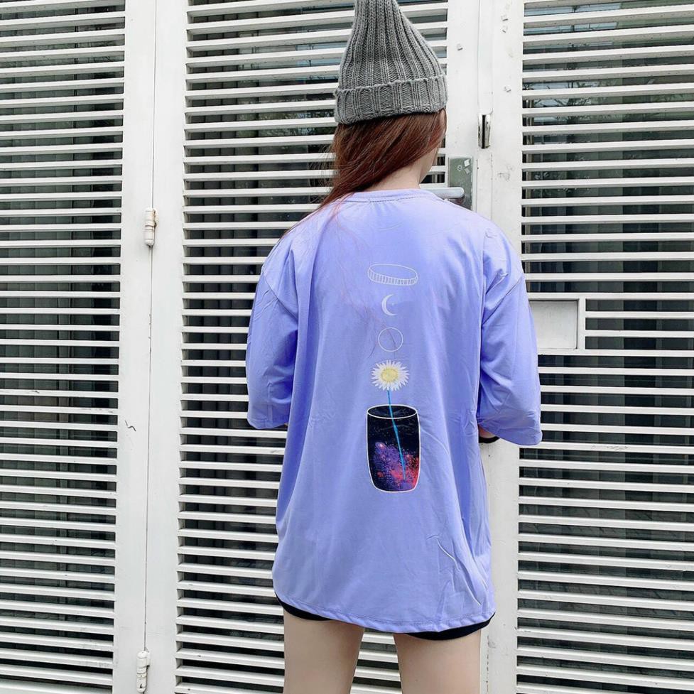 Áo thun tay lỡ phông Unisex nam nữ chất liệu Cotton oversize form rộng | BigBuy360 - bigbuy360.vn