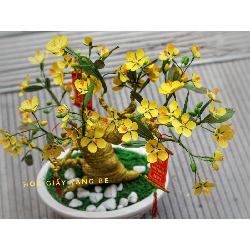 Nguyên liệu làm hoa mai đào