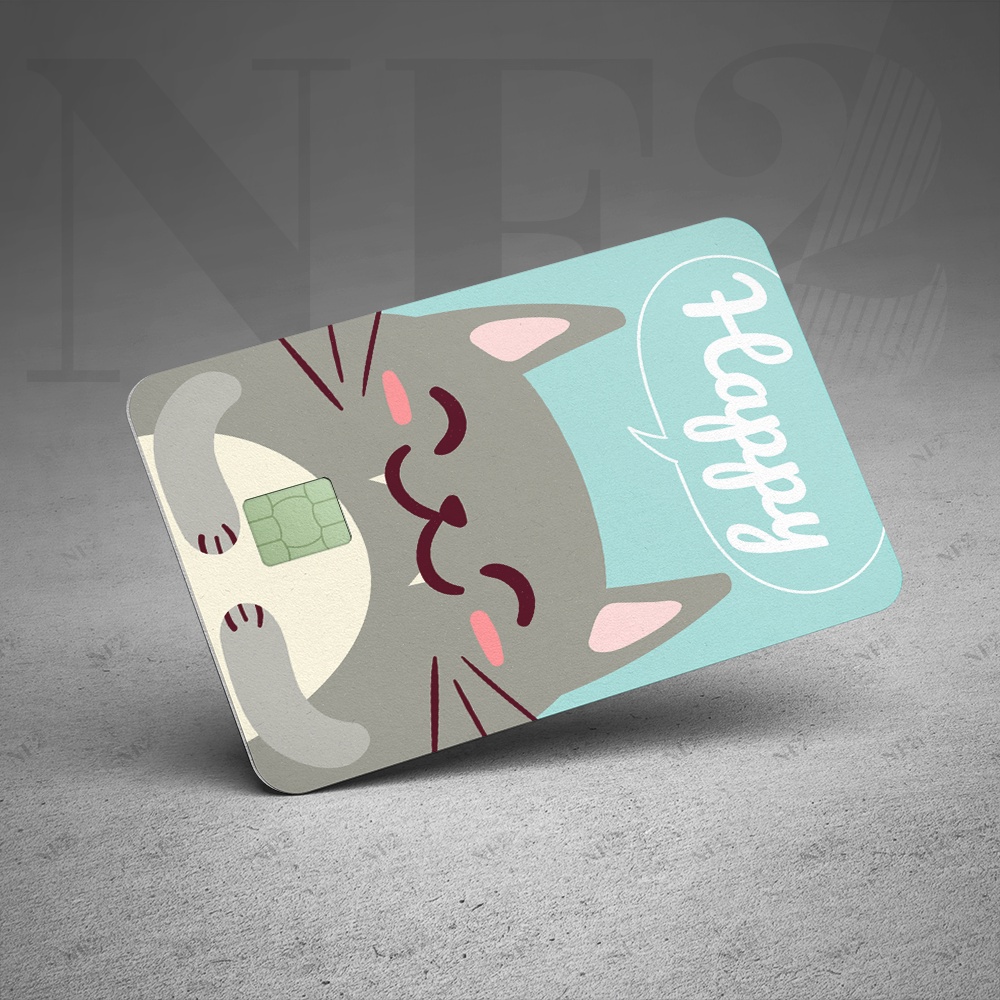 ANIMAL DỄ THƯƠNG - Decal Sticker Thẻ ATM  Miếng Dán Trang Trí NF2 Cards