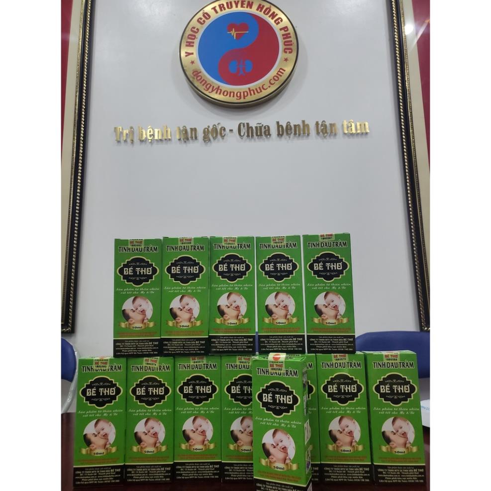 TINH DẦU CHÀM BÉ THƠ - 50ML - phòng cảm cúm, xông mũi họng, giảm ho, tăng đề kháng