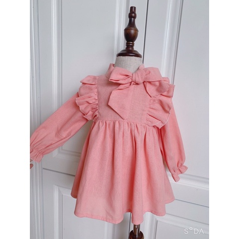 Vải Linen Bột Tone Hồng Tím Cao Cấp