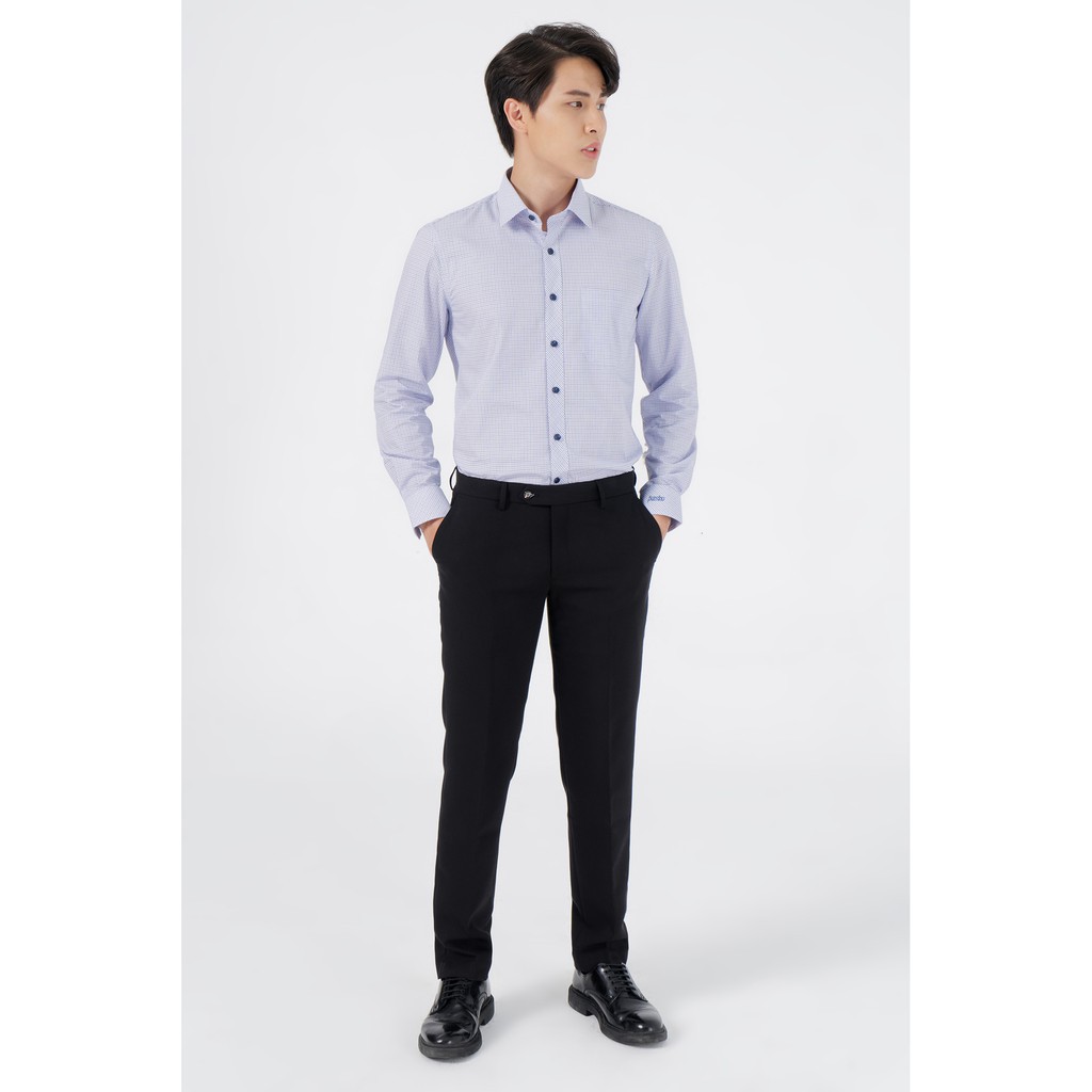 Áo Sơ Mi Nam Dài Tay Công Sở BLENTINO BCV02 Free Size 50k-80kg