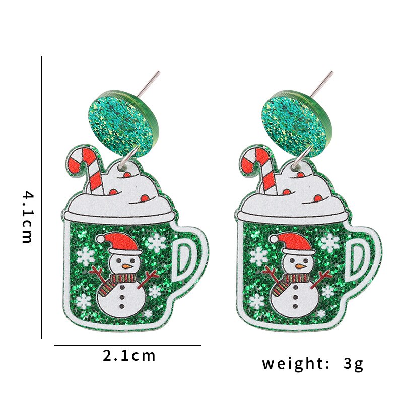 Khuyên tai 20 kiểu dáng tùy chọn phong cách giáng sinh xinh xắn